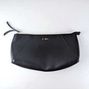 Donna Karan Cosmetics Black Faux Leather Bag